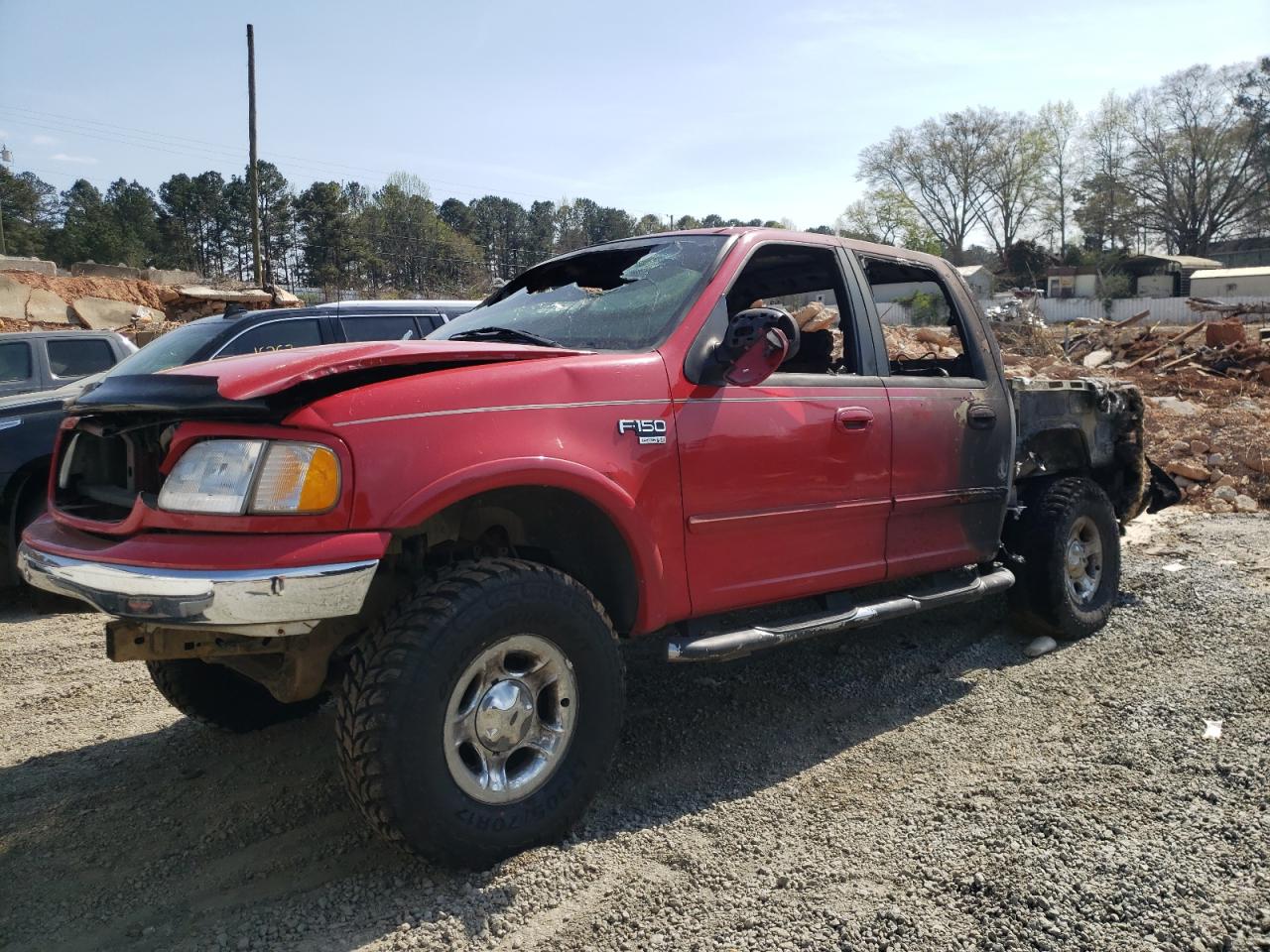 Photo 2 from auction – 2003 FORD F150 SUPER with VIN 1FTRW08L73KD13639