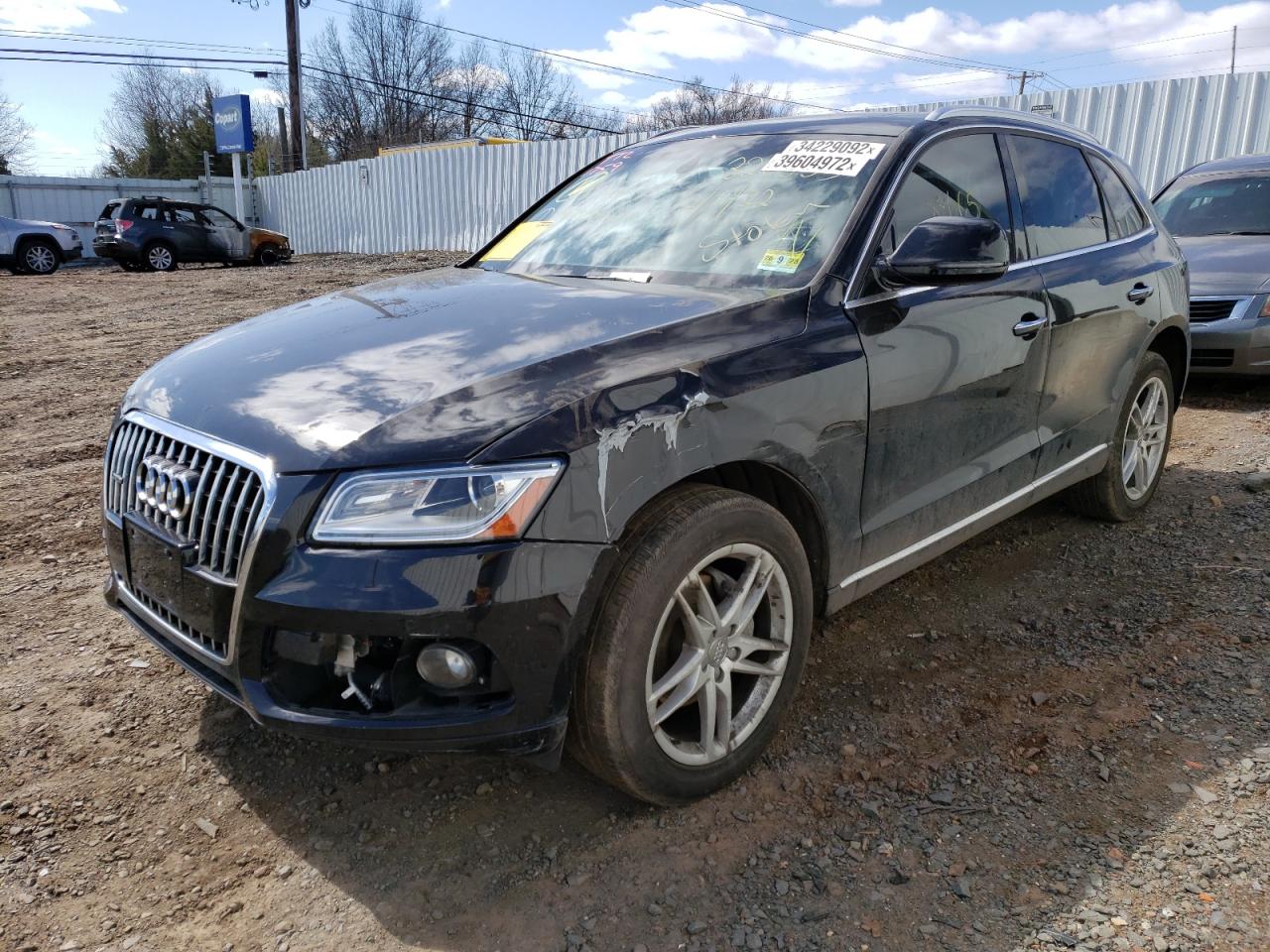 Photo 2 from auction – 2016 AUDI Q5 PREMIUM with VIN WA1L2AFP8GA026474