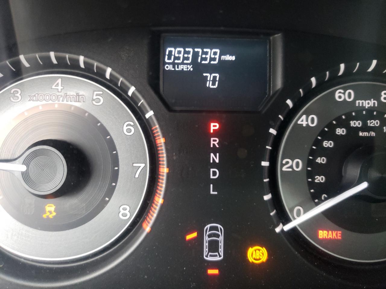 Photo 8 from auction – 2014 HONDA ODYSSEY LX with VIN 5FNRL5H27EB045981