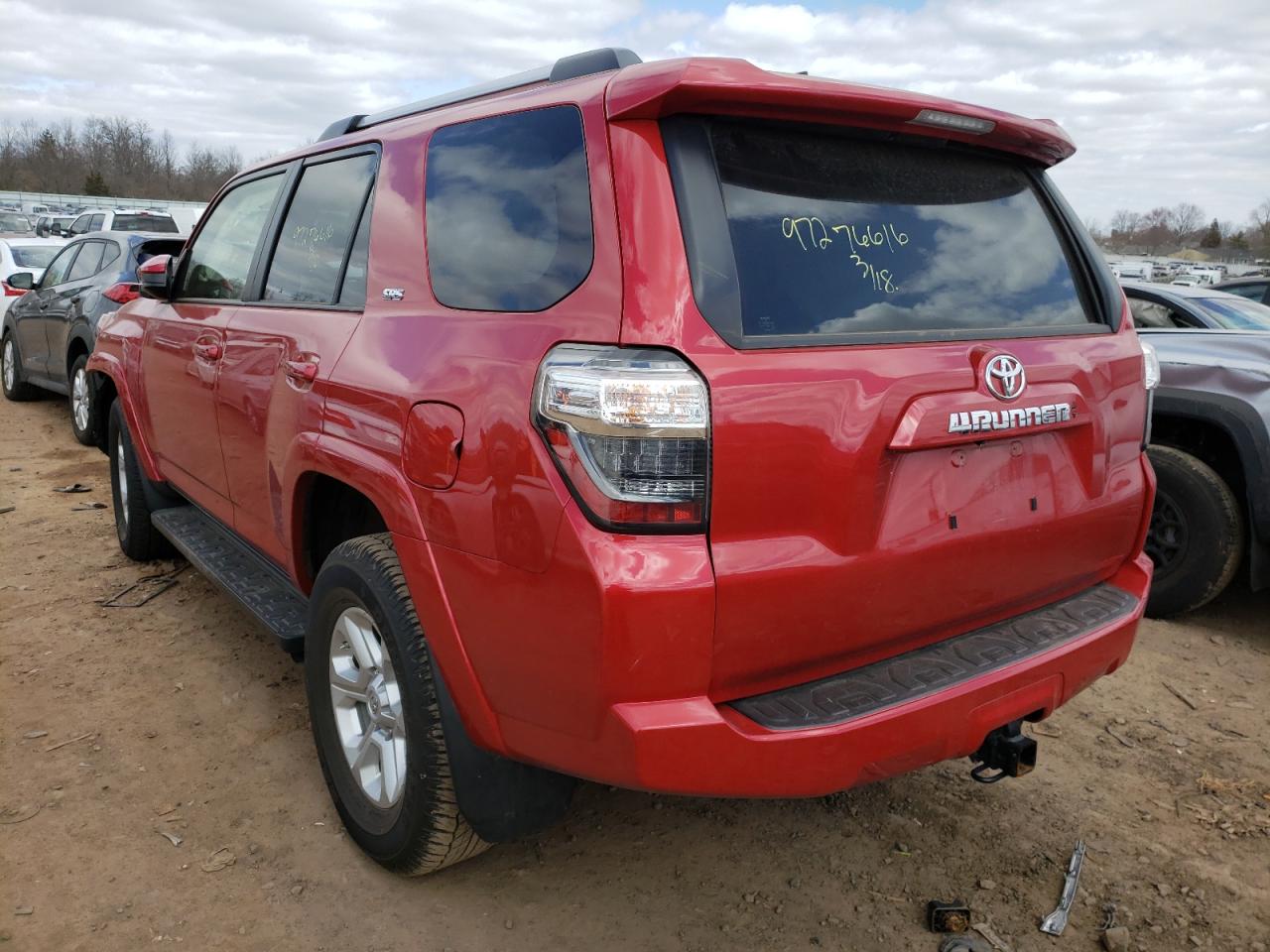 Photo 3 from auction – 2021 TOYOTA 4RUNNER SR with VIN JTEMU5JR8M5940874