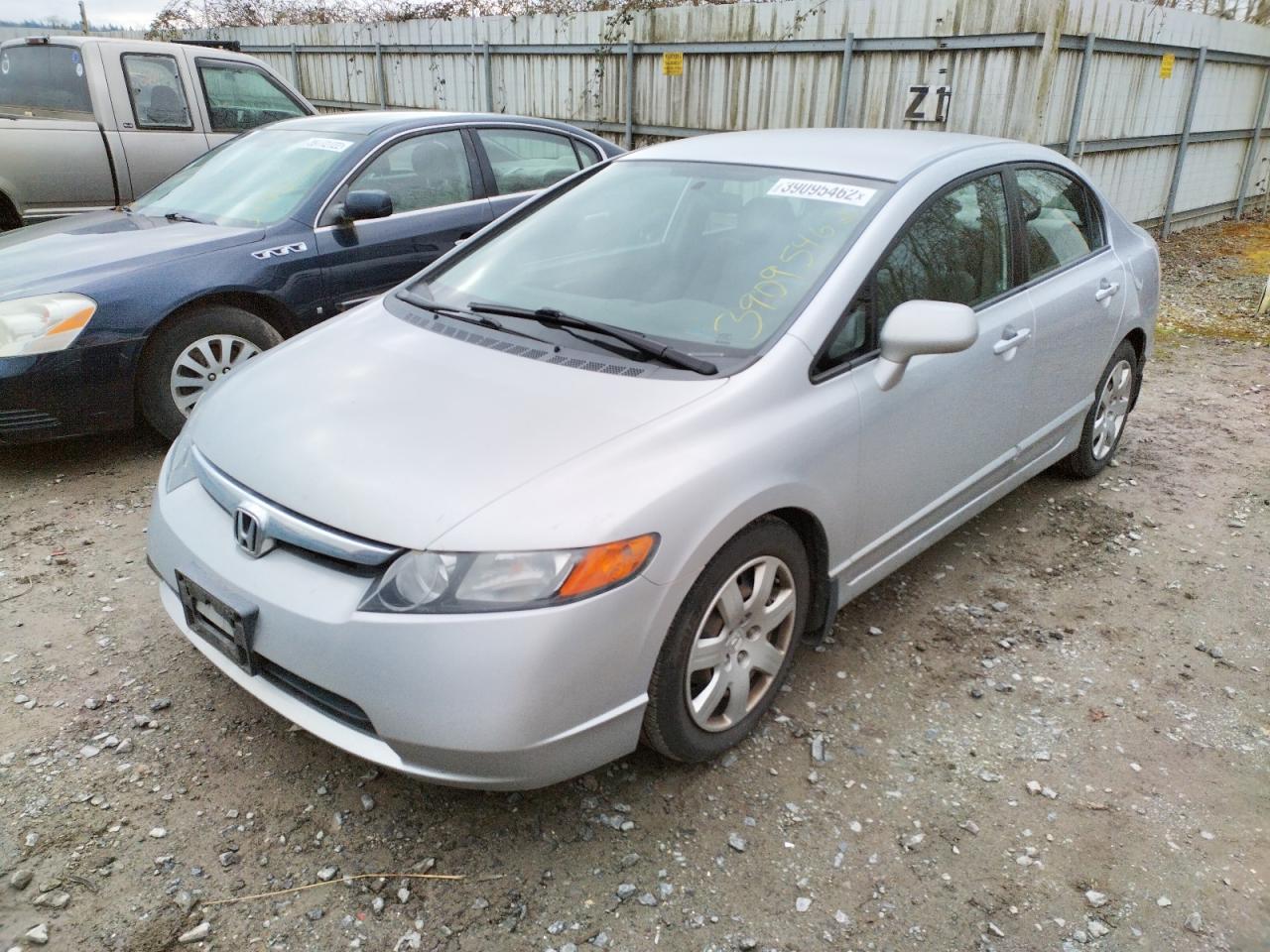 Photo 2 from auction – 2008 HONDA CIVIC LX with VIN 2HGFA16558H304594