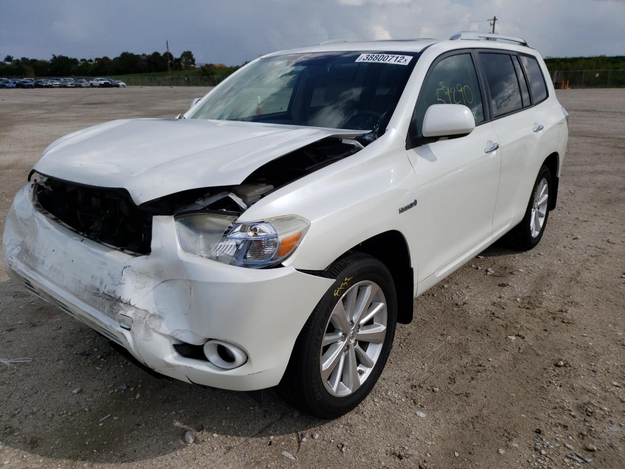 Photo 2 from auction – 2008 TOYOTA HIGHLANDER with VIN JTEEW44A882003836