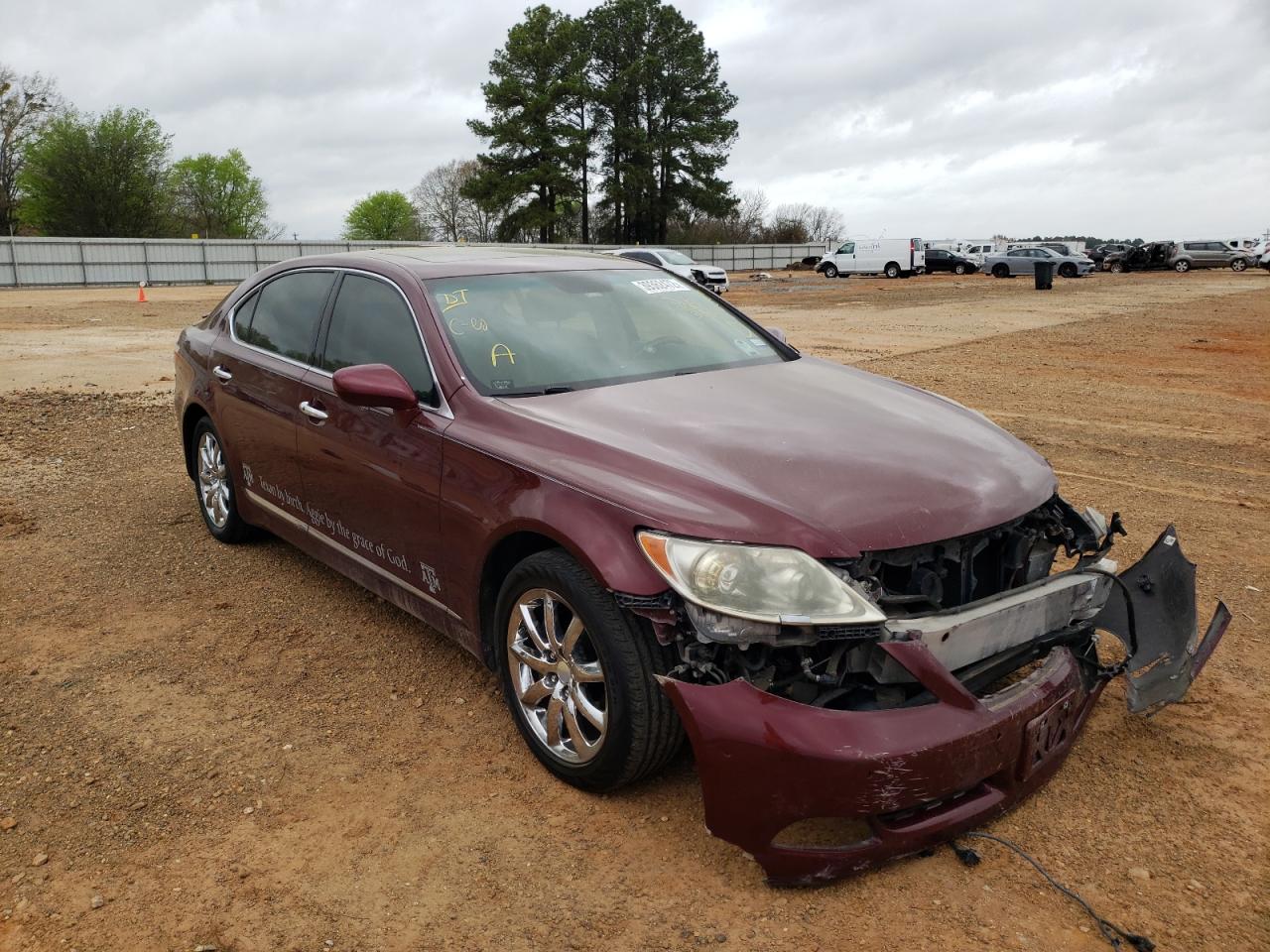 LEXUS LS 460L 2007 with VIN JTHGL46F175010086 - Photo from auction