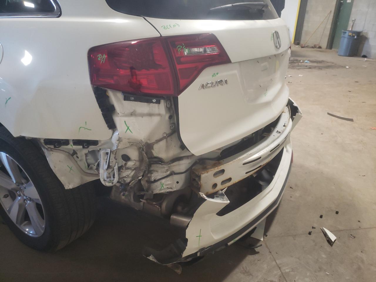 Photo 9 from auction – 2011 ACURA MDX TECHNO with VIN 2HNYD2H66BH538092
