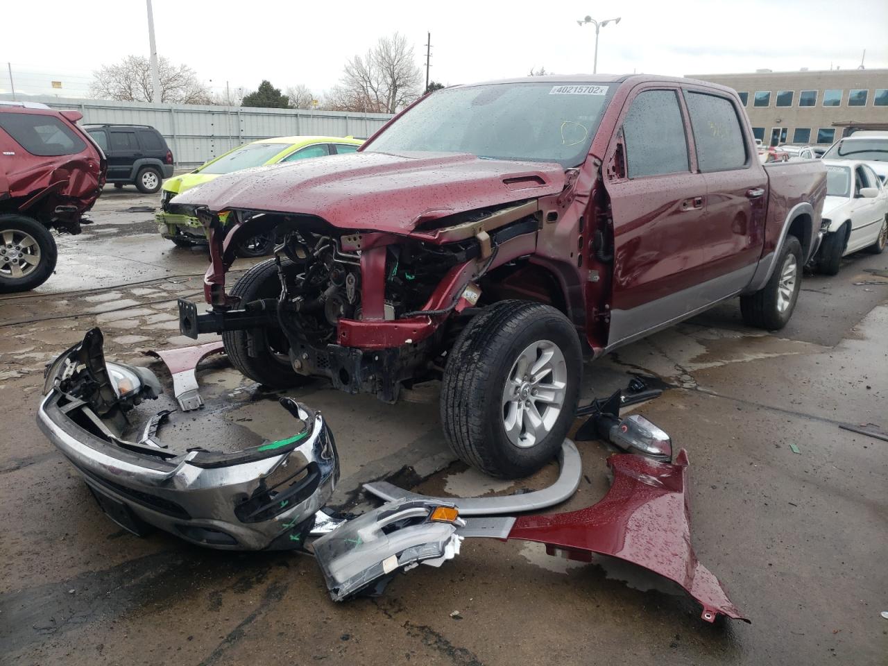 Photo 2 from auction – 2019 RAM 1500 LARAM with VIN 1C6SRFJT7KN863109