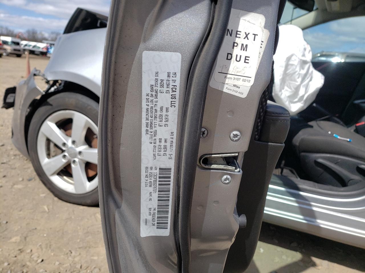 Photo 10 from auction – 2016 DODGE DART SXT with VIN 1C3CDFBB3GD767271