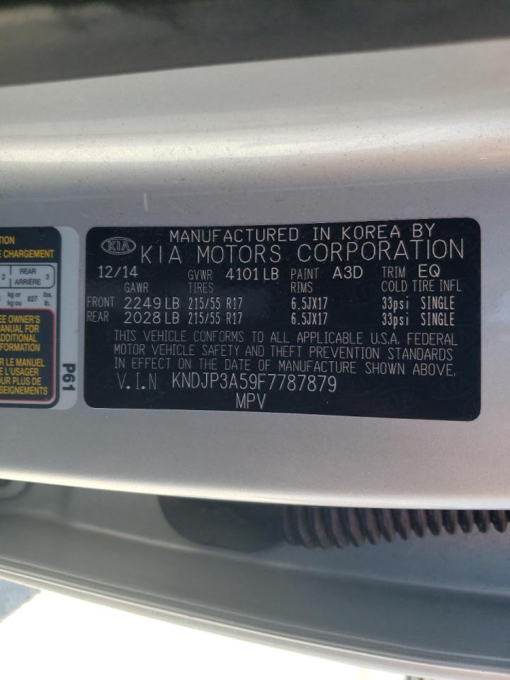 Photo 10 from auction – 2015 KIA SOUL + with VIN KNDJP3A59F7787879
