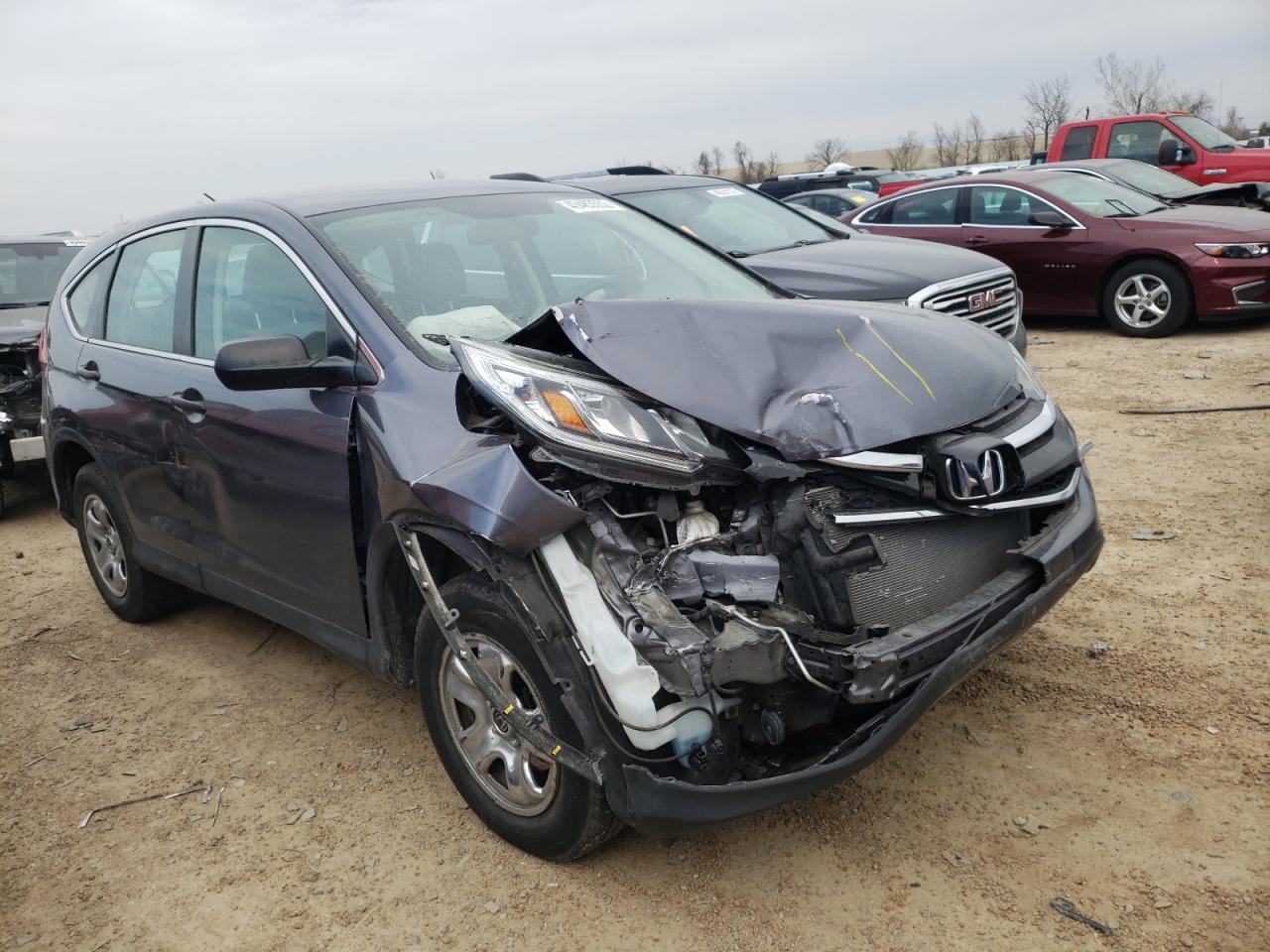 Photo 1 from auction – 2016 HONDA CR-V LX with VIN 5J6RM4H31GL135914