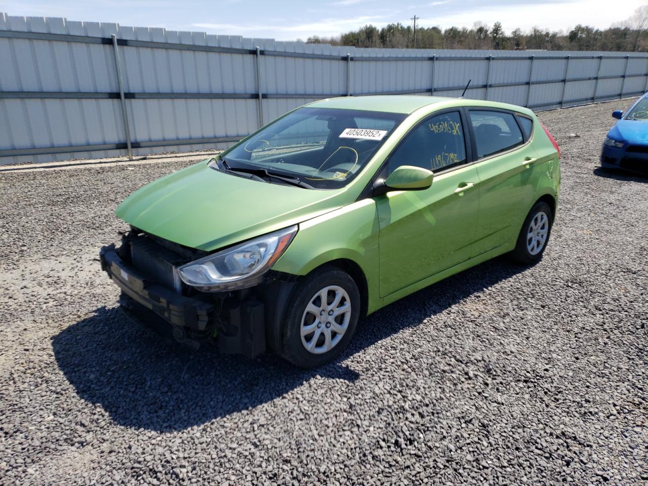 Photo 2 from auction – 2012 HYUNDAI ACCENT GLS with VIN KMHCT5AEXCU033933