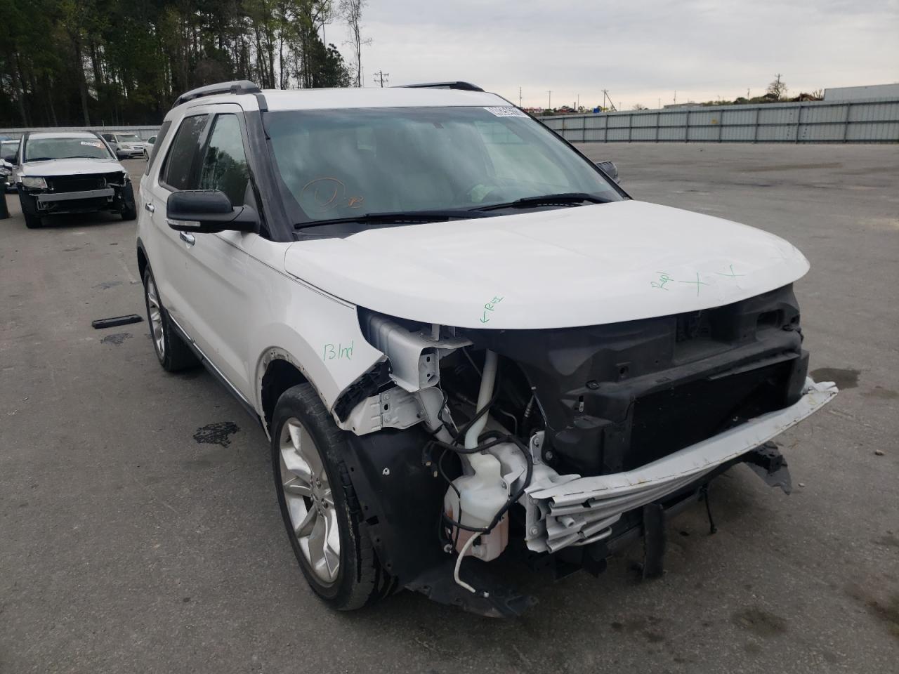 FORD EXPLORER X 2015 with VIN 1FM5K7D84FGB55784 - Photo from auction