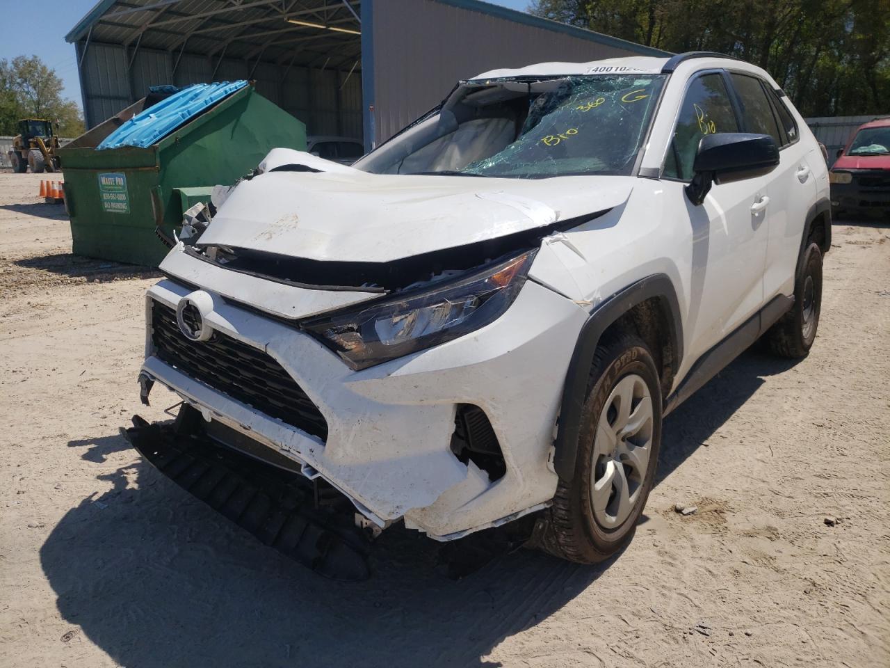 Photo 2 from auction – 2021 TOYOTA RAV4 LE with VIN 2T3H1RFV6MW156410