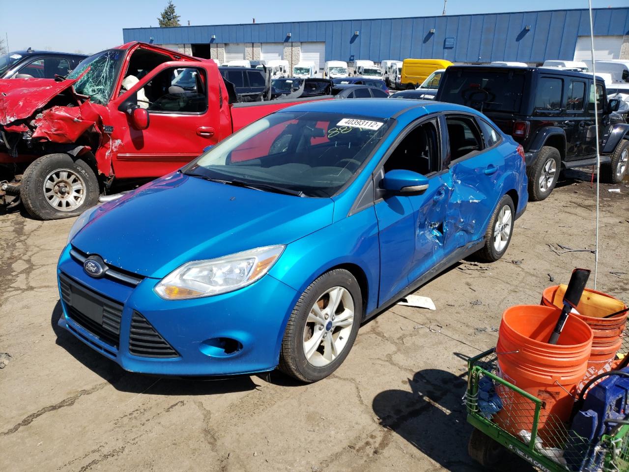 Photo 2 from auction – 2014 FORD FOCUS SE with VIN 1FADP3F20EL418898