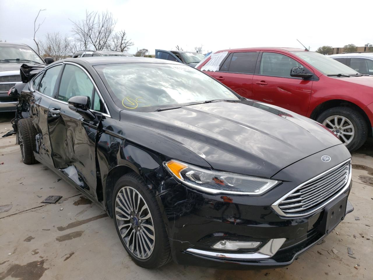 FORD FUSION TIT 2017 with VIN 3FA6P0K90HR149964 - Photo from auction
