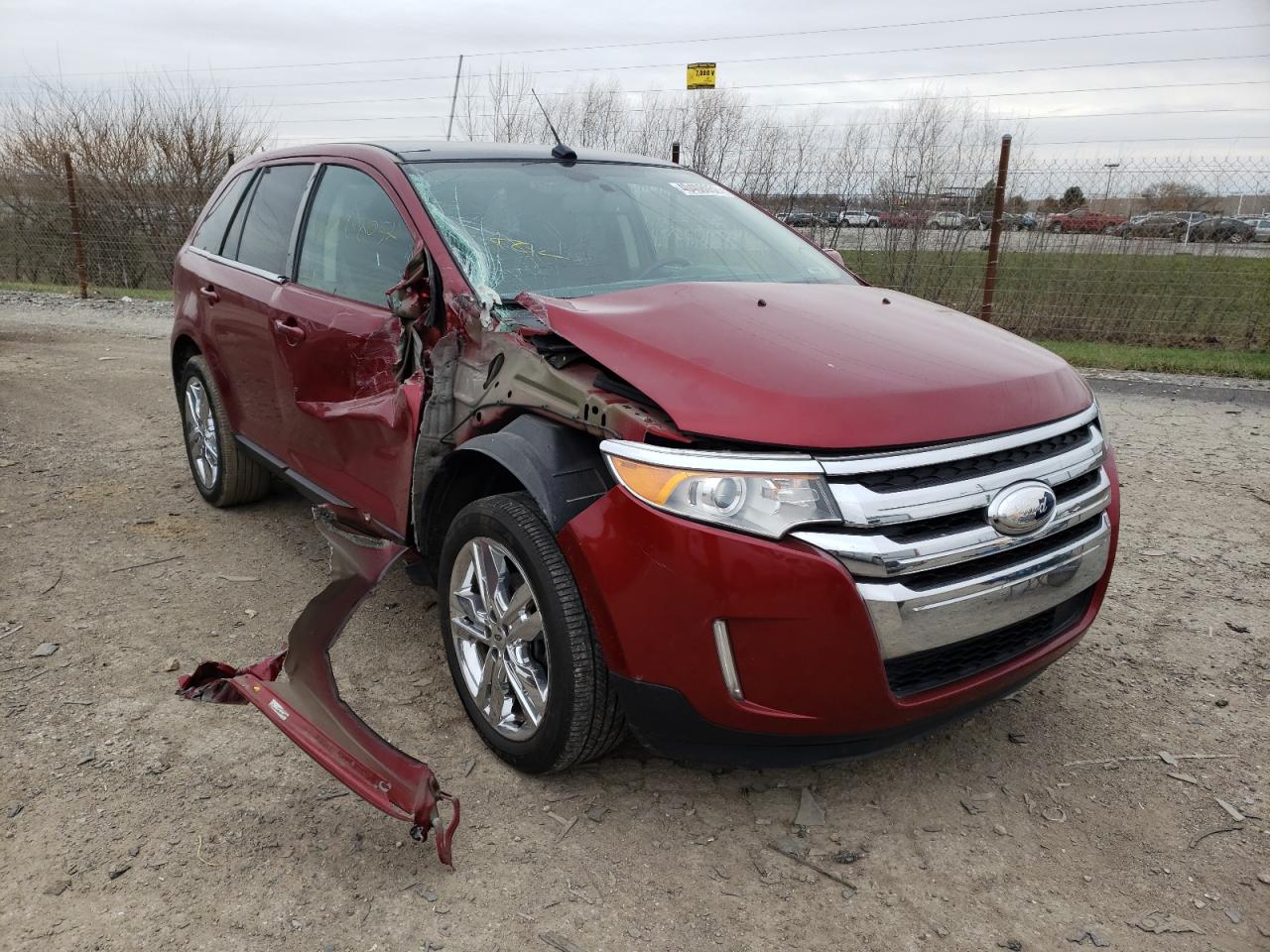 FORD EDGE LIMIT 2013 with VIN 2FMDK4KC2DBB47737 - Photo from auction