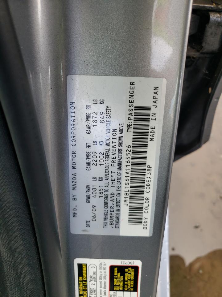 Photo 10 from auction – 2010 MAZDA 3 S with VIN JM1BL1S61A1165526