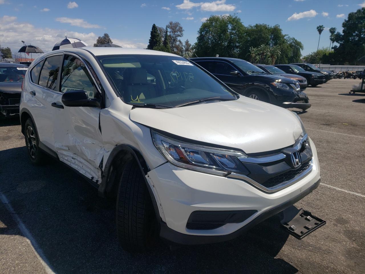 Photo 1 from auction – 2016 HONDA CR-V SE with VIN 5J6RM3H46GL011897