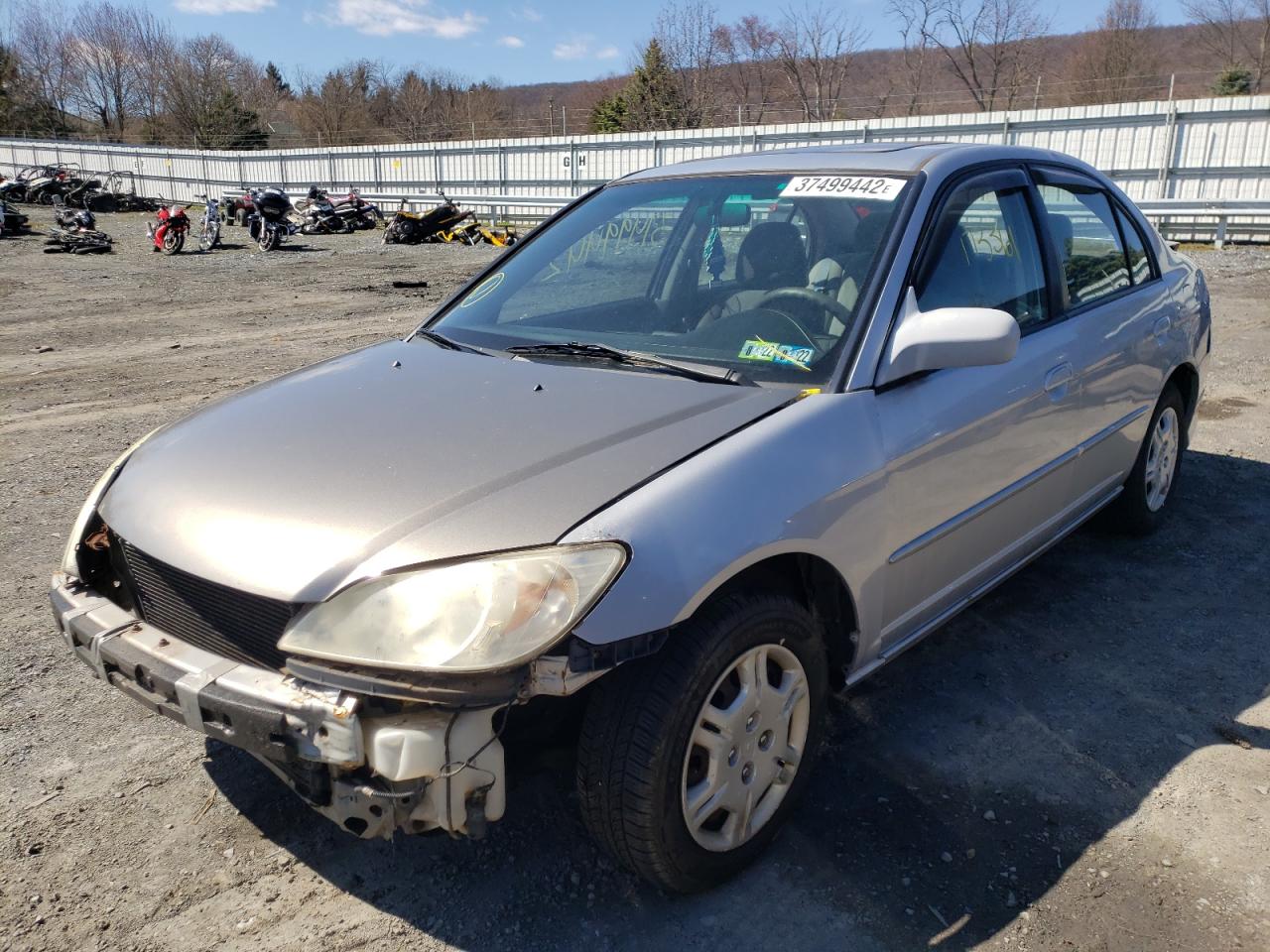 Photo 2 from auction – 2004 HONDA CIVIC EX with VIN 2HGES26724H516122