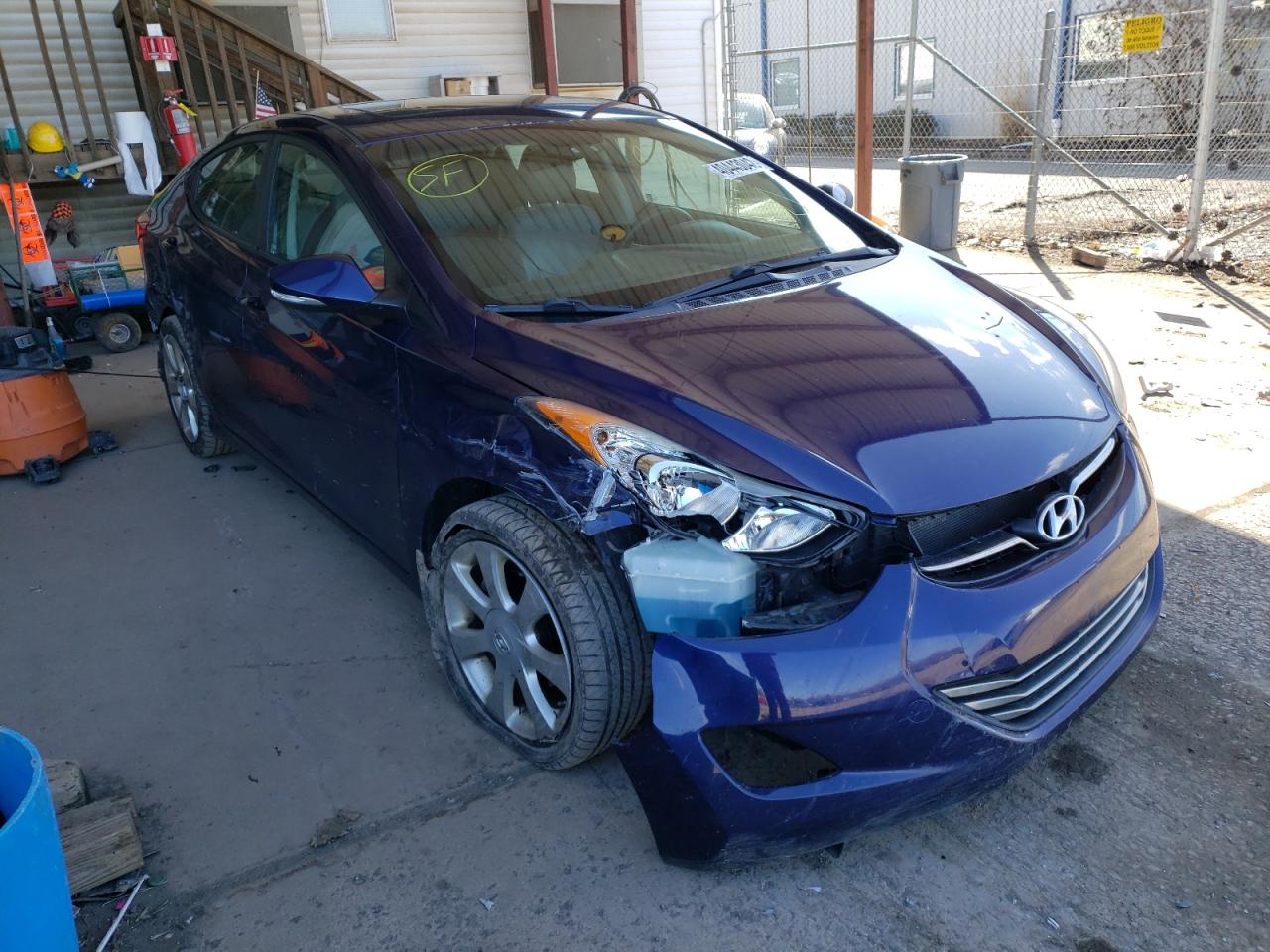 HYUNDAI ELANTRA GL 2012 with VIN 5NPDH4AE8CH137674 - Photo from auction
