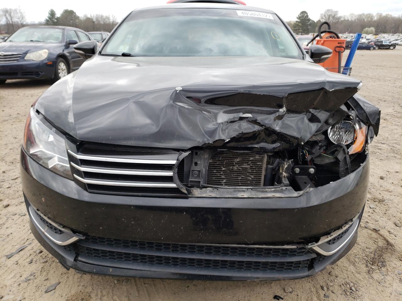 Photo 7 from auction – 2012 VOLKSWAGEN PASSAT S with VIN 1VWAP7A39CC015081