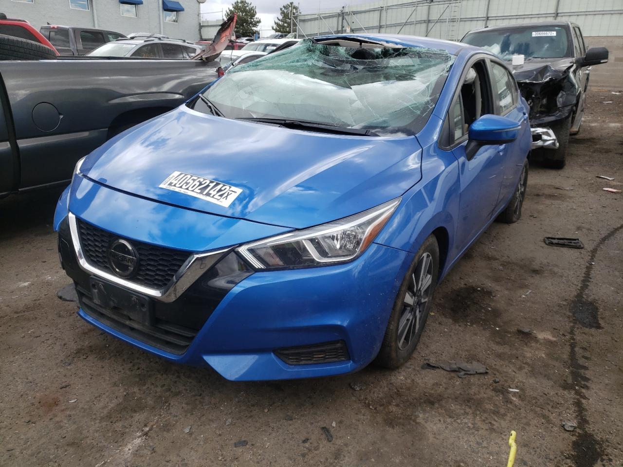 Photo 2 from auction – 2021 NISSAN VERSA SV with VIN 3N1CN8EV1ML891591