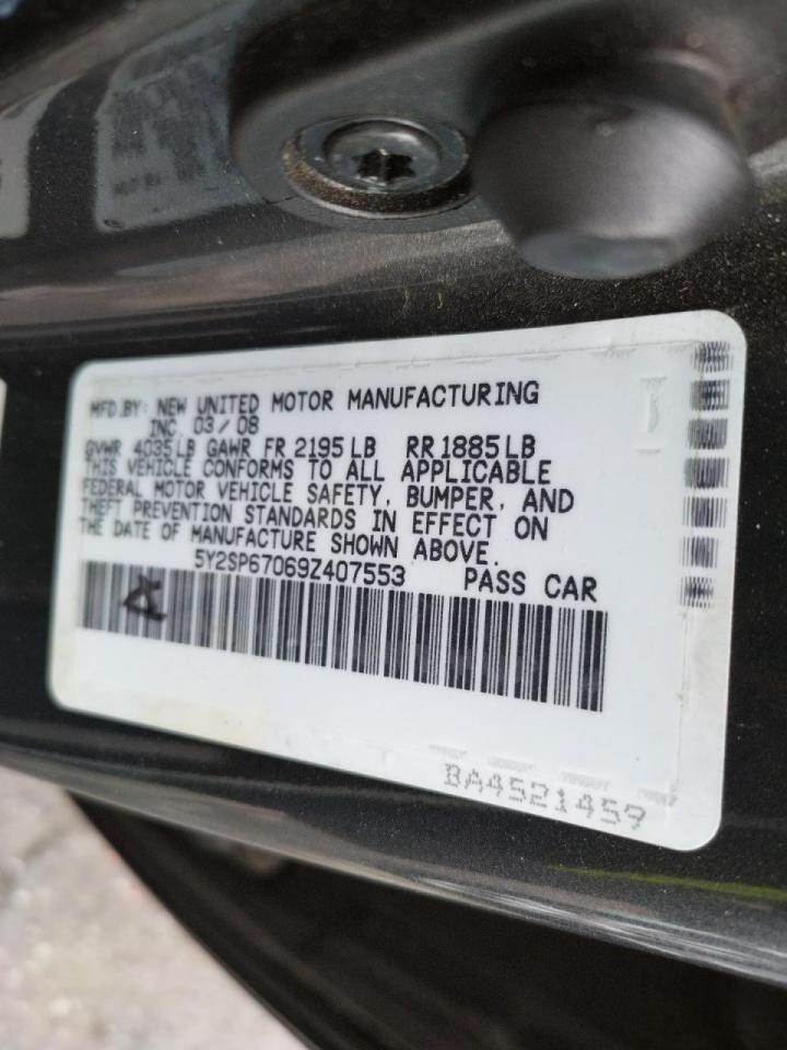 Photo 10 from auction – 2009 PONTIAC VIBE with VIN 5Y2SP67069Z407553