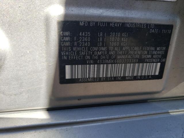 Фото 10 с аукциона – 2011 SUBARU LEGACY 2.5 с VIN 4S3BMBK66B3233389