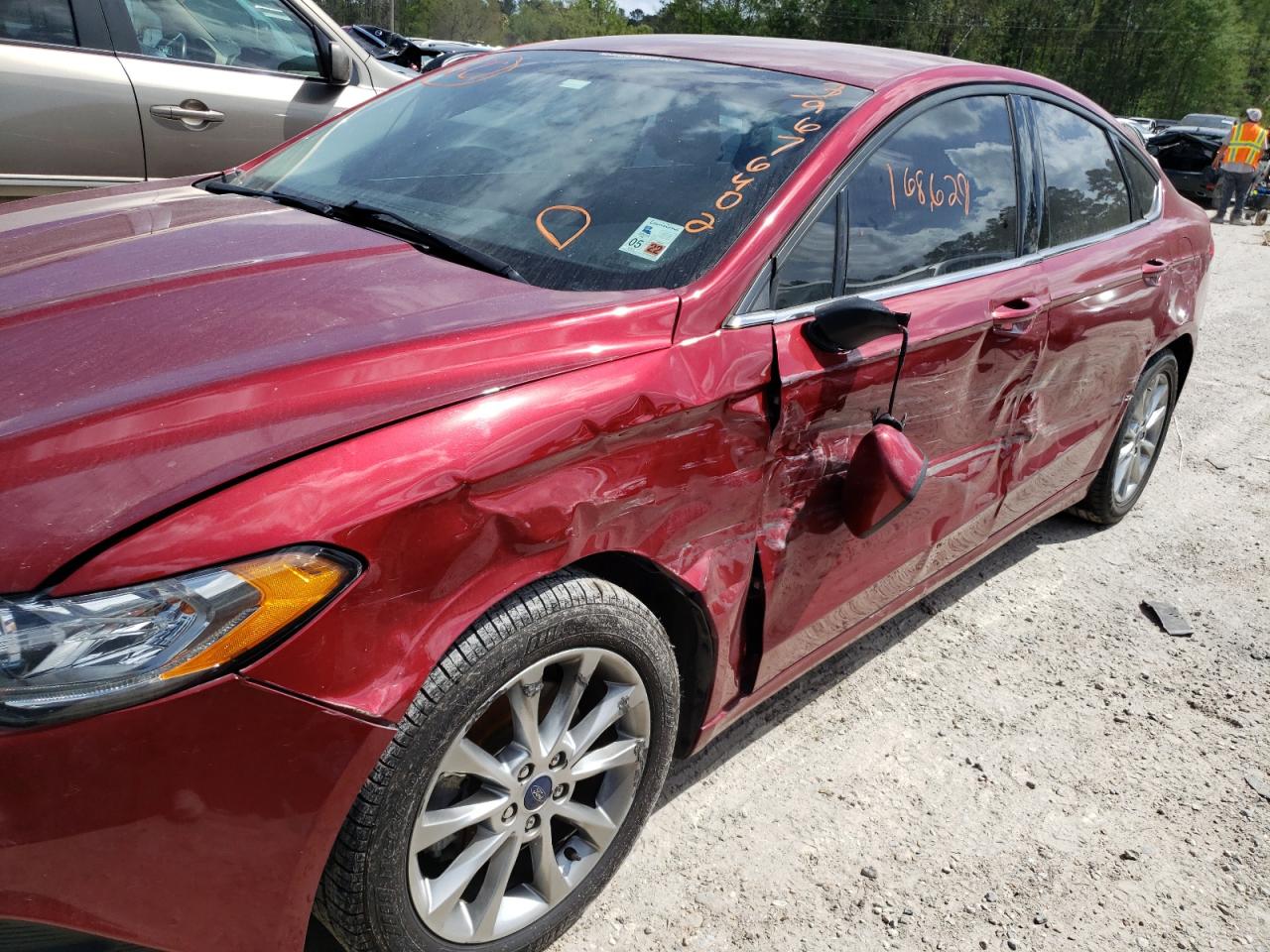 Photo 9 from auction – 2017 FORD FUSION SE with VIN 3FA6P0H75HR164210