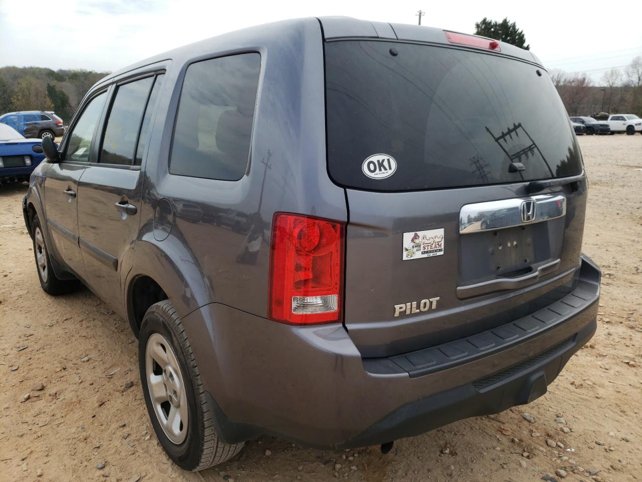 Photo 3 from auction – 2014 HONDA PILOT LX with VIN 5FNYF3H25EB022562