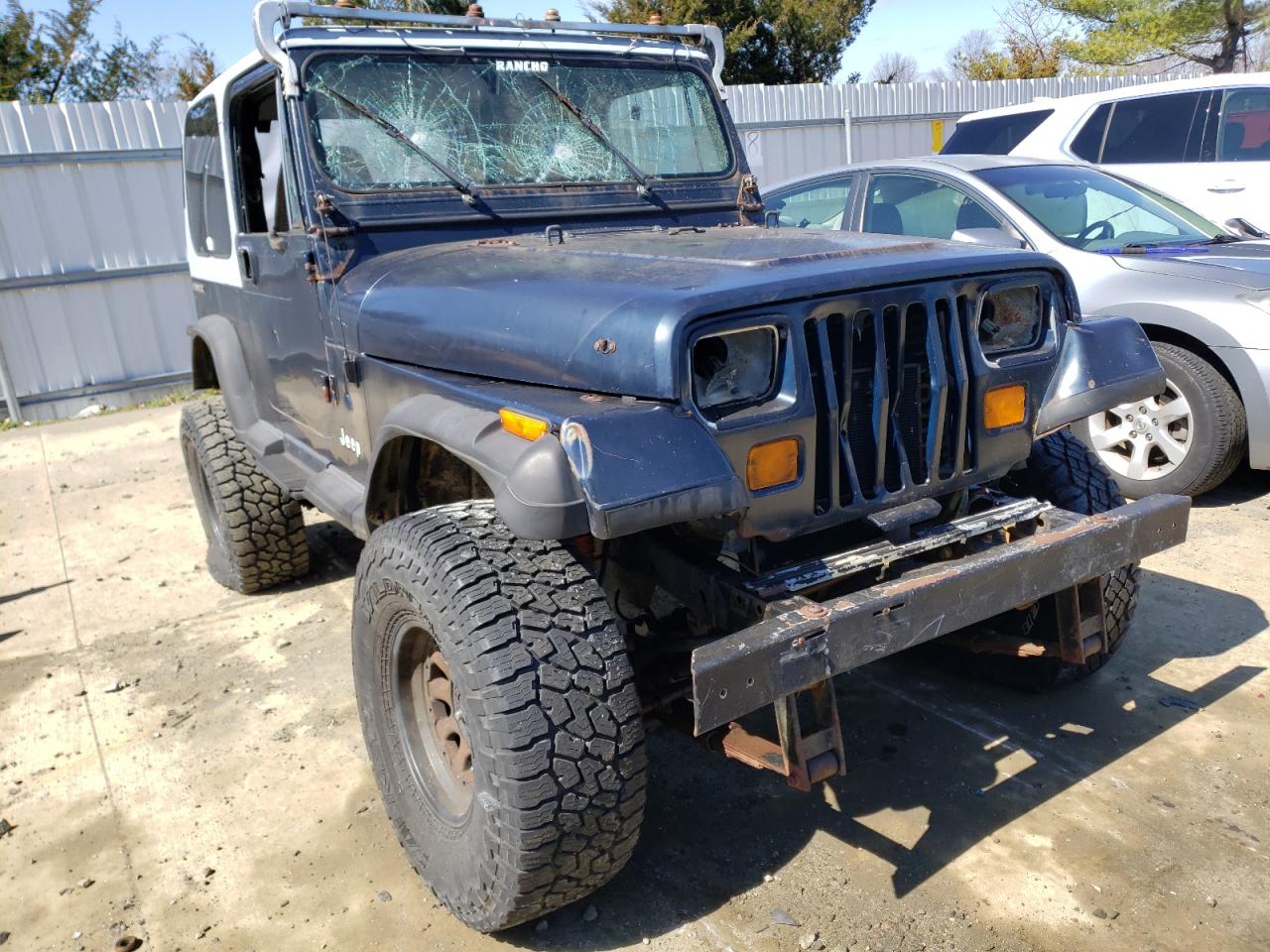 JEEP WRANGLER S 1987 with VIN 2BCCV8134HB541893 - Photo from auction