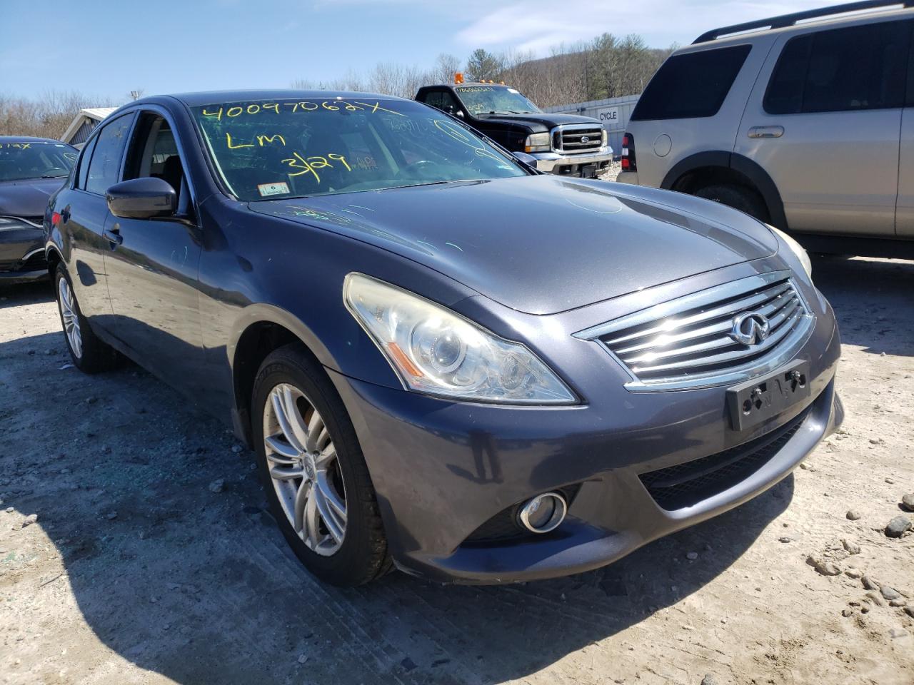 INFINITI G25 2012 with VIN JN1DV6AR8CM730564 - Photo from auction