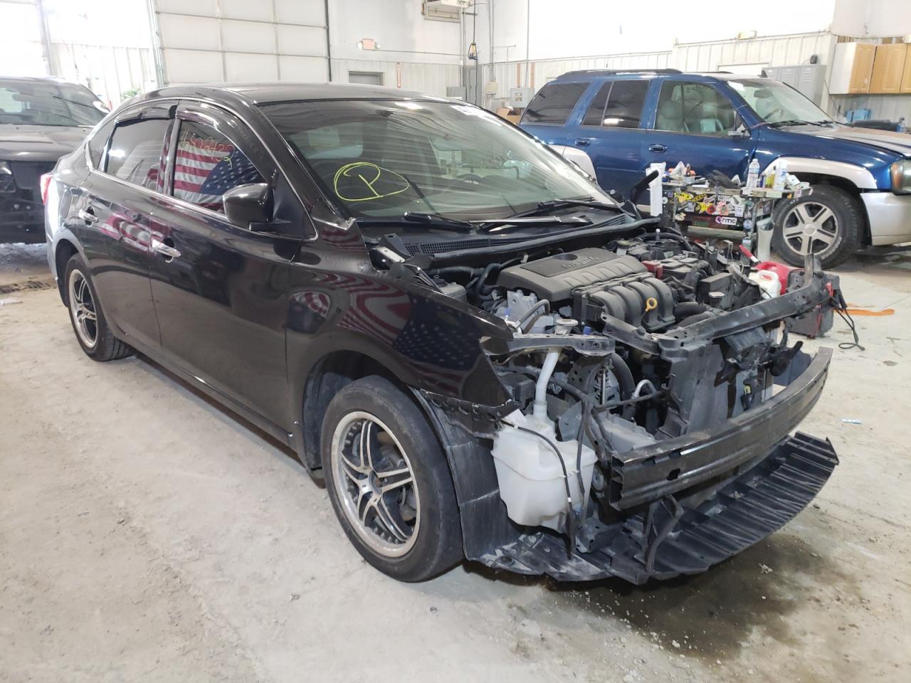 NISSAN SENTRA S 2017 with VIN 3N1AB7AP0HY247591 - Photo from auction