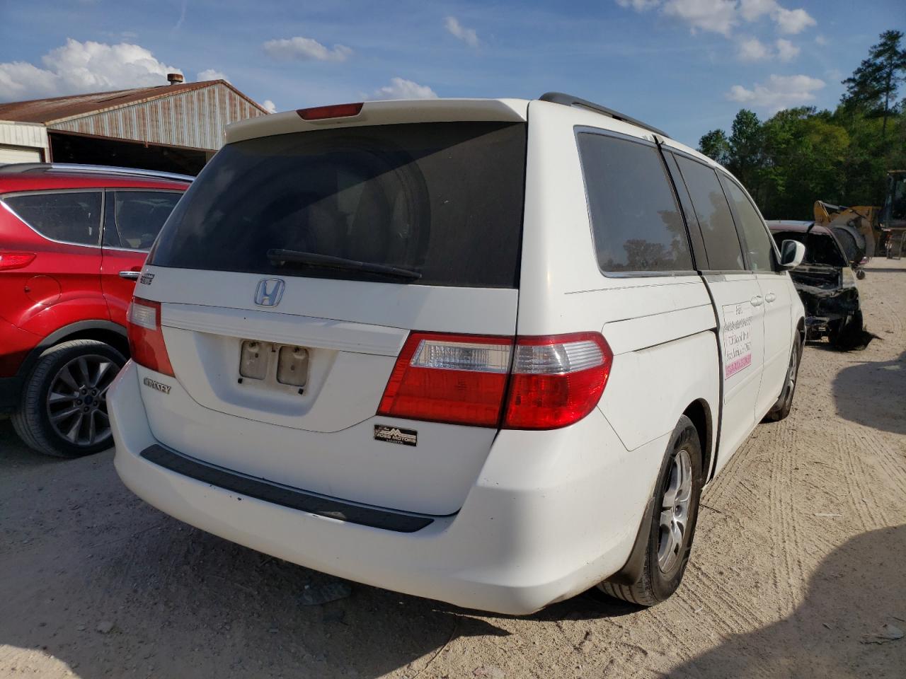 Photo 4 from auction – 2007 HONDA ODYSSEY EX with VIN 5FNRL38767B428166