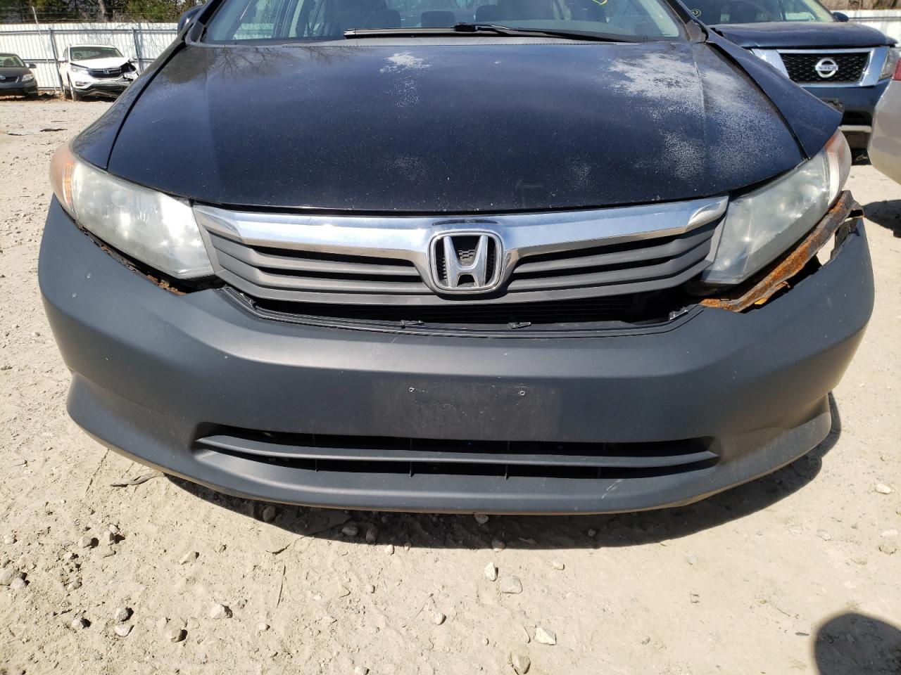 Photo 9 from auction – 2012 HONDA CIVIC LX with VIN 2HGFB2F54CH566294