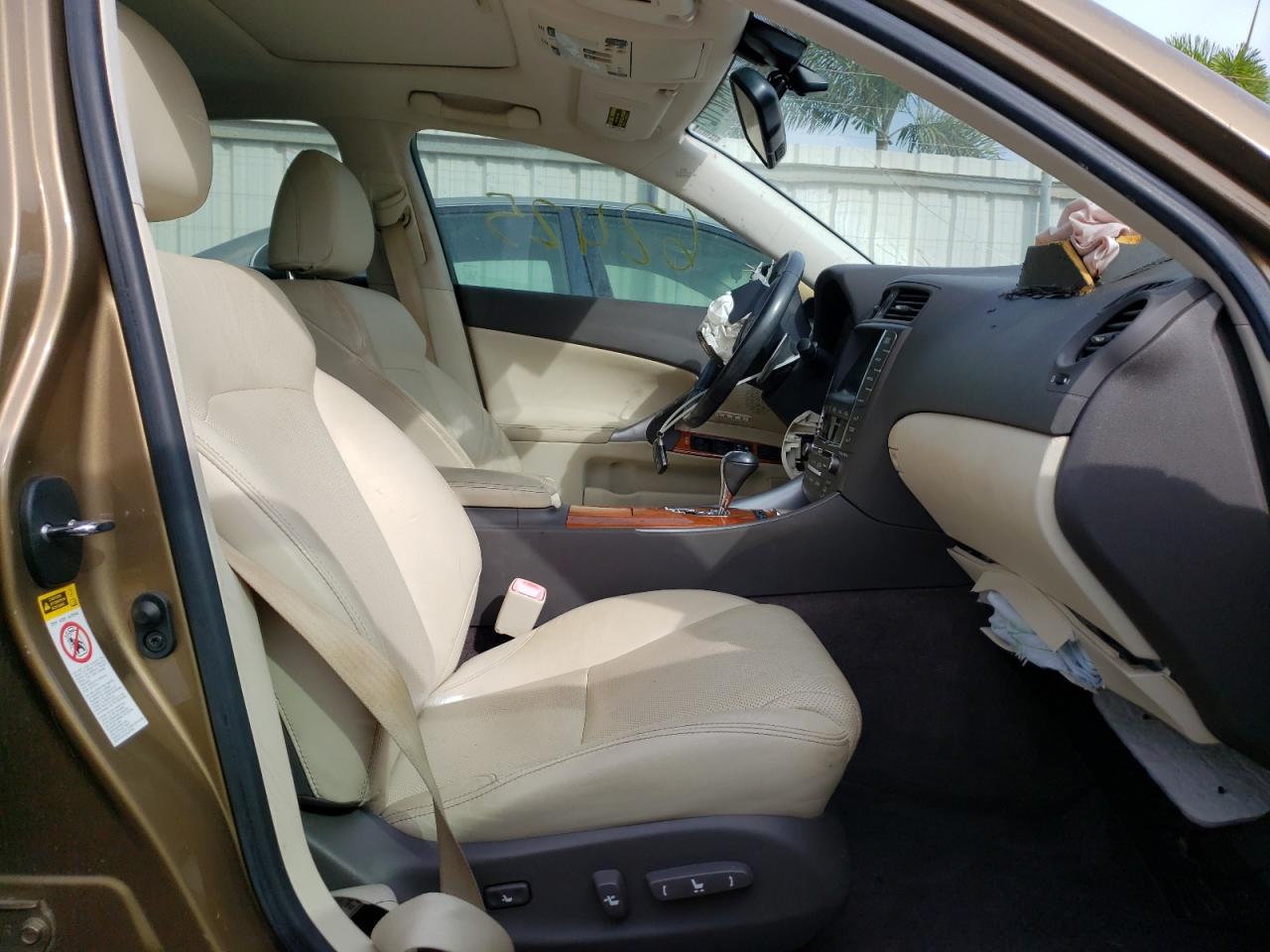 Photo 5 from auction – 2009 LEXUS IS 250 with VIN JTHBK262492091474