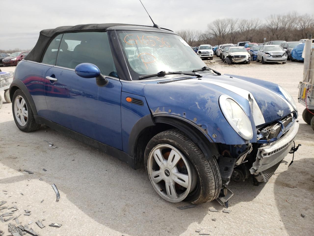 MINI COOPER 2007 with VIN WMWRF33587TG16536 - Photo from auction