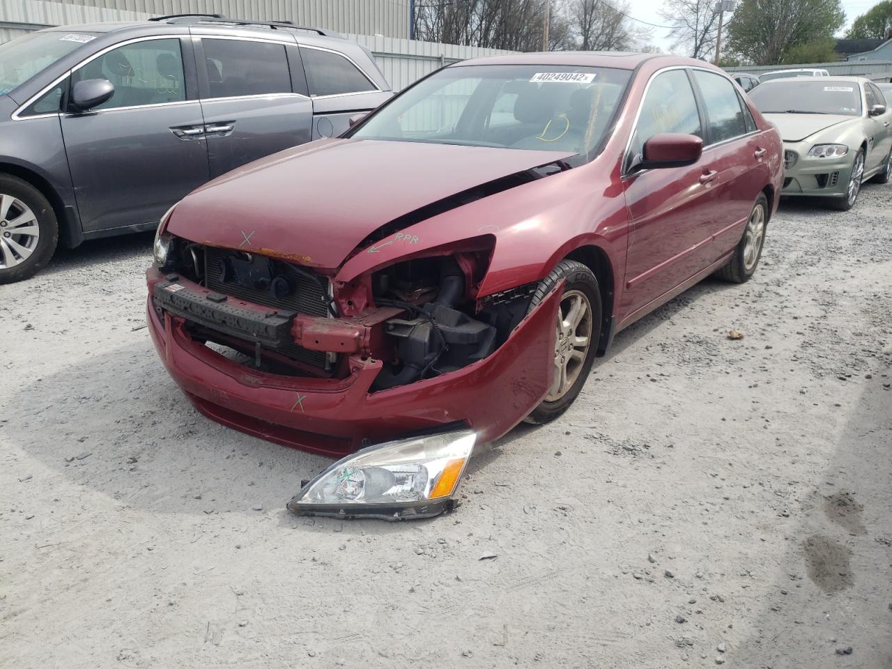 Photo 2 from auction – 2007 HONDA ACCORD EX with VIN 1HGCM56757A006949