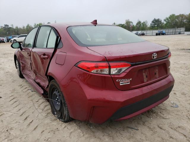 Photo 3 from auction – 2022 TOYOTA COROLLA LE with VIN JTDEPMAE9NJ192684