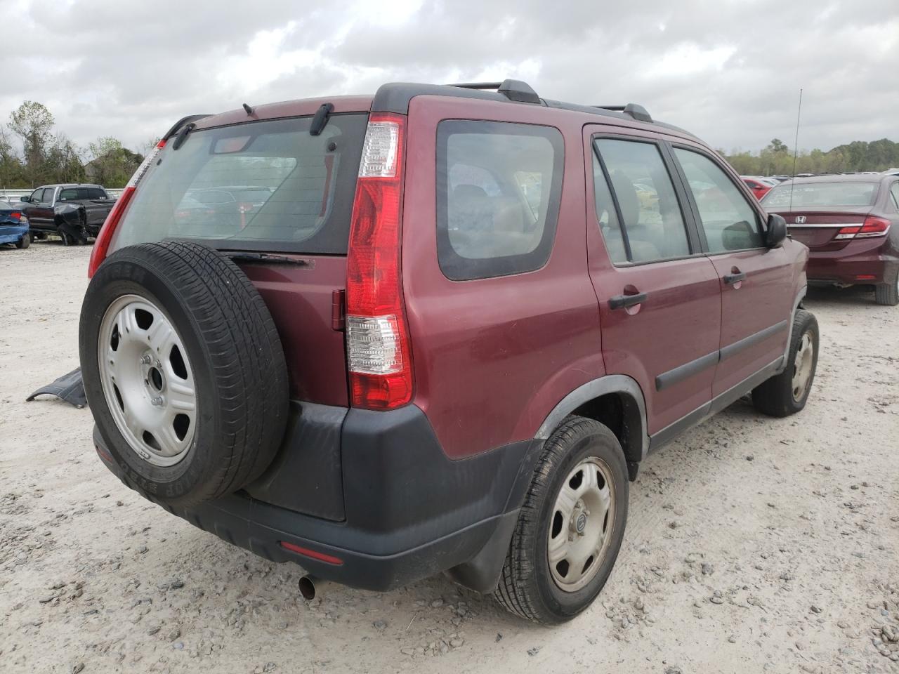 Photo 4 from auction – 2006 HONDA CR-V LX with VIN JHLRD68546C005257