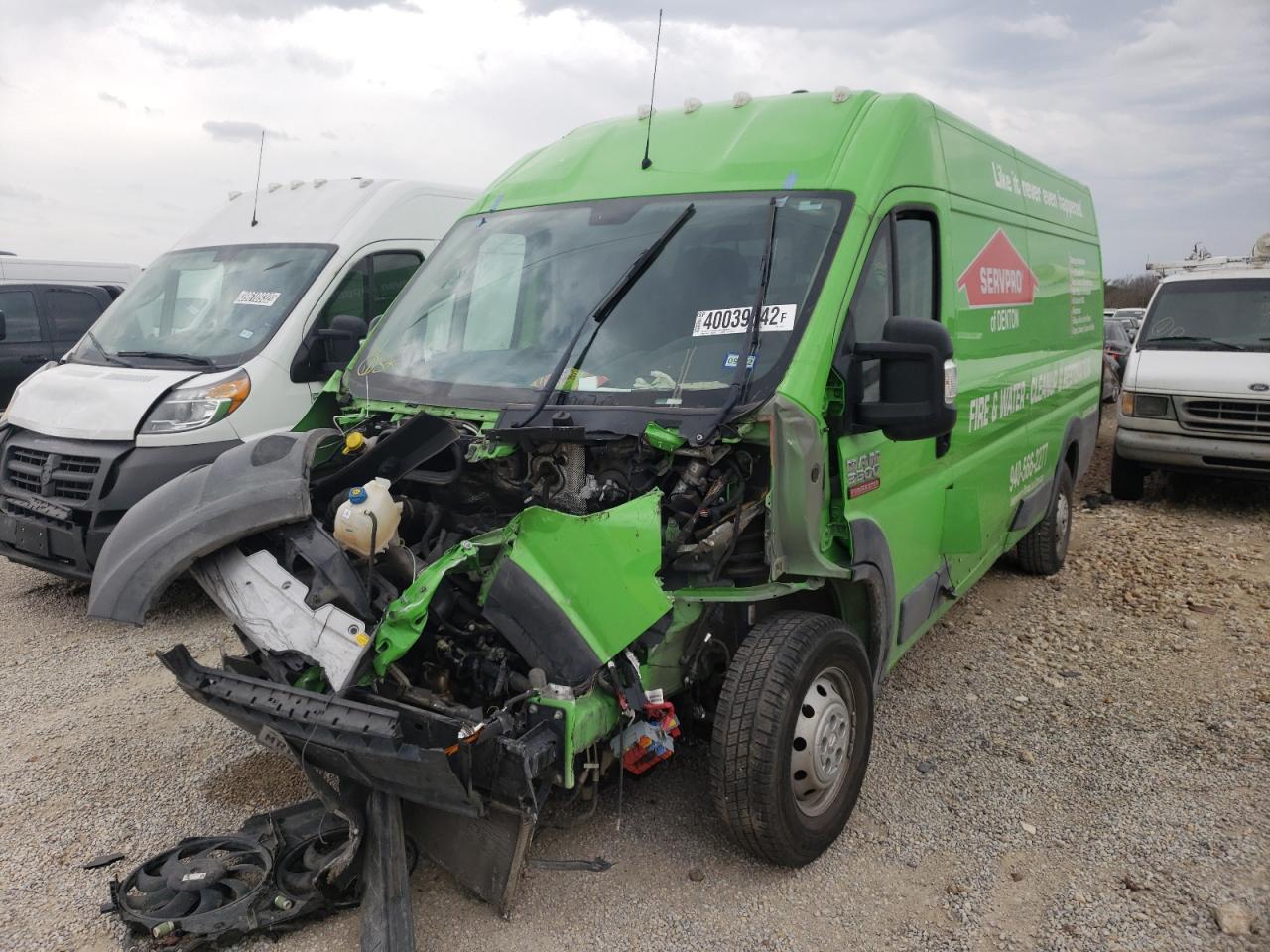Photo 2 from auction – 2019 RAM PROMASTER with VIN 3C6URVJG2KE518290