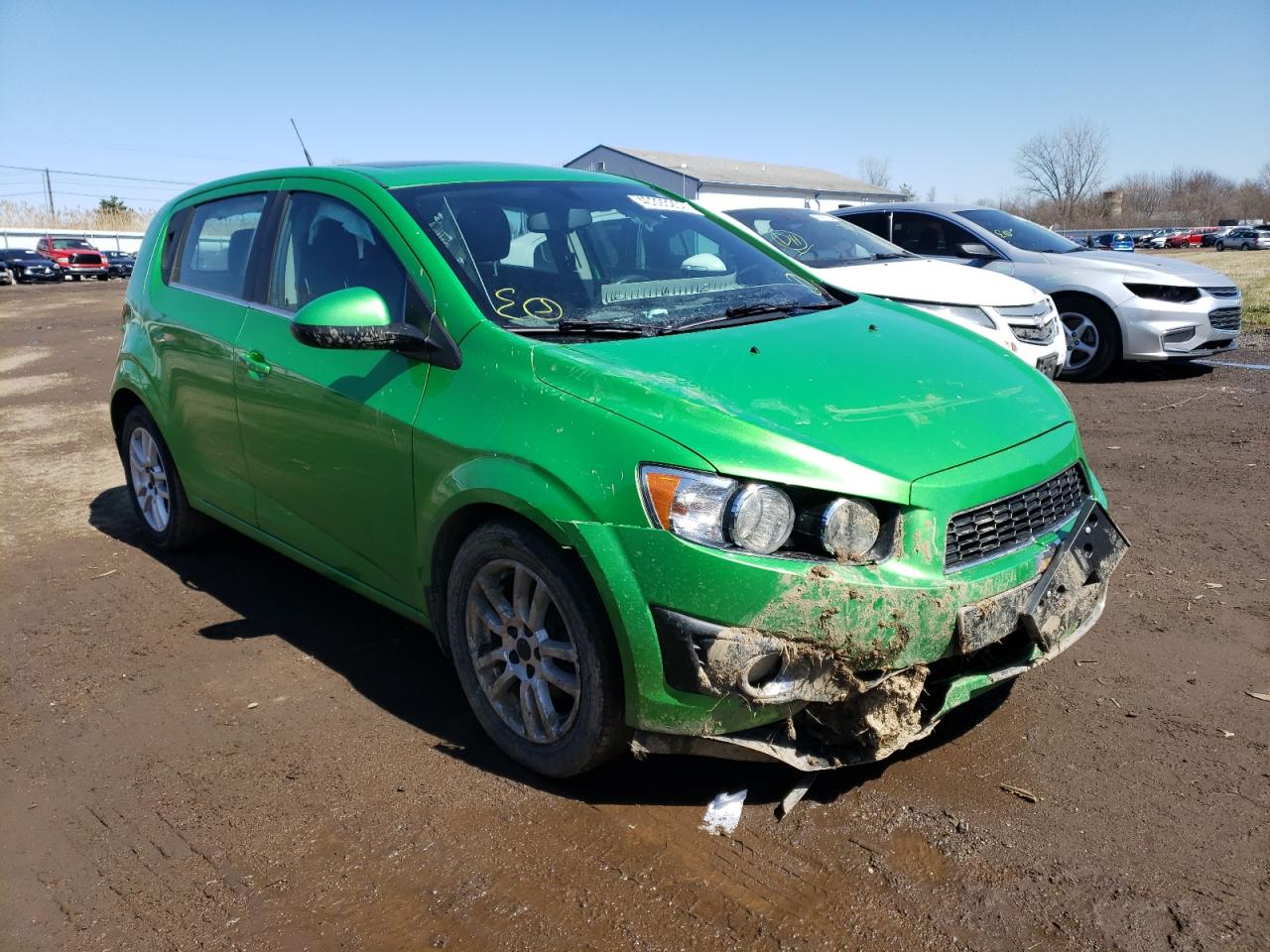 CHEVROLET SONIC LT 2014 with VIN 1G1JC6SBXE4226939 - Photo from auction