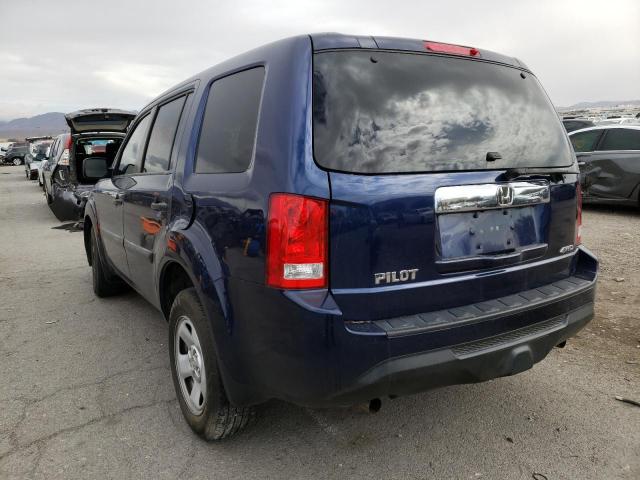 Photo 3 from auction – 2014 HONDA PILOT LX with VIN 5FNYF4H2XEB057149