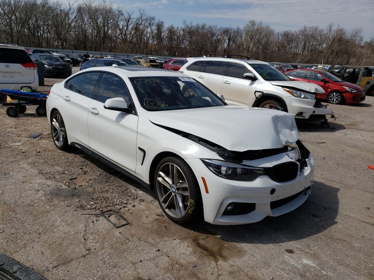 BMW 430I GRAN 2018 with VIN WBA4J1C52JBG79786 - Photo from auction