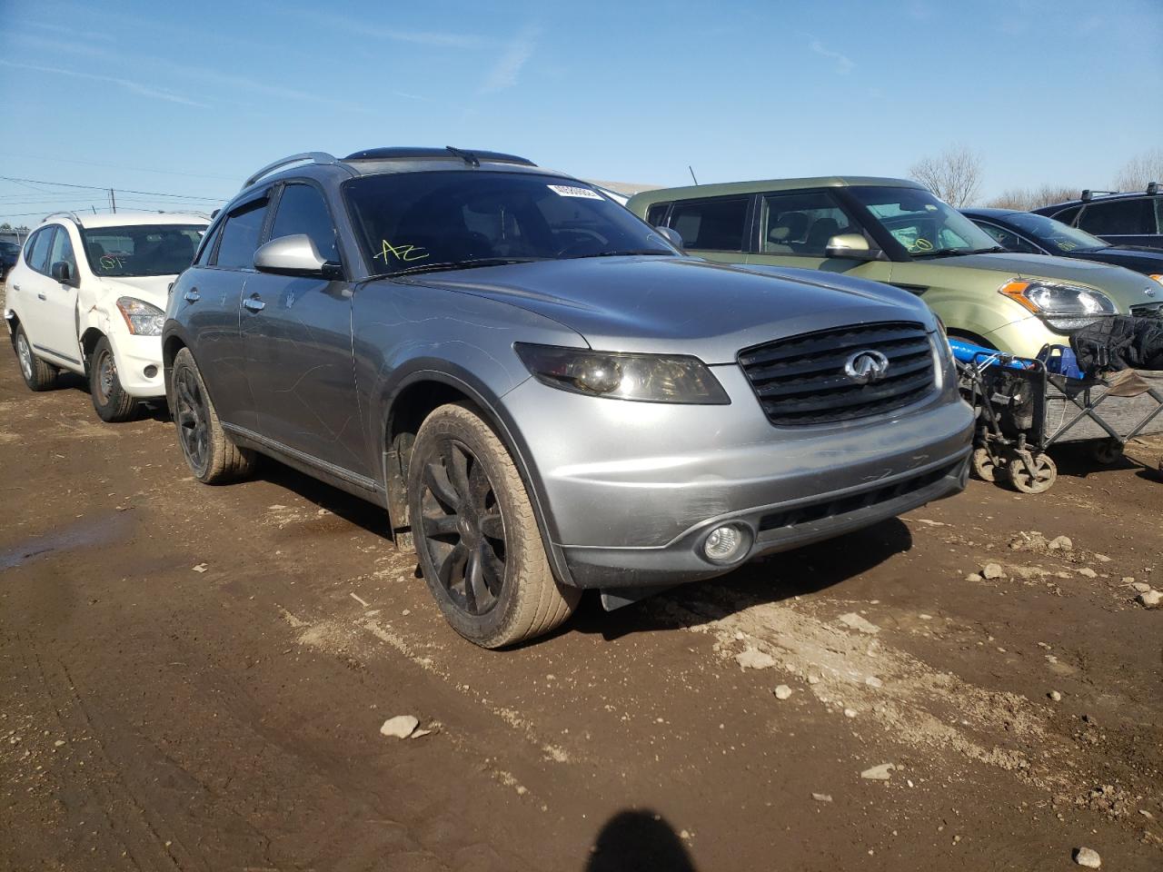 INFINITI FX35 2004 with VIN JNRAS08UX4X106555 - Photo from auction