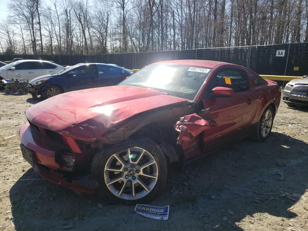 Photo 9 from auction – 2011 FORD MUSTANG with VIN 1ZVBP8AM2B5167967