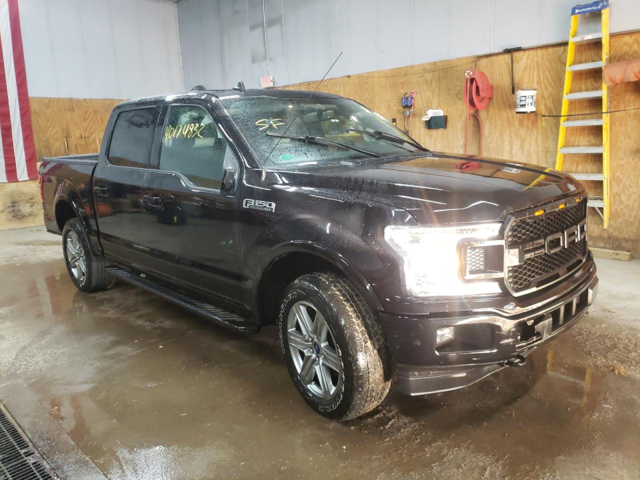 FORD F150 SUPER 2019 with VIN 1FTEW1EP5KFA33950 - Photo from auction