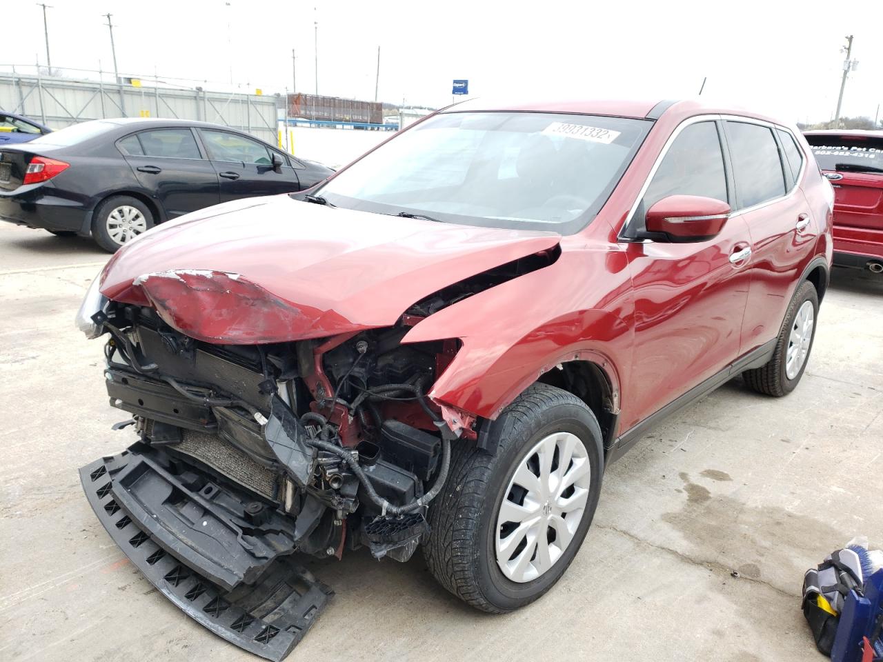 Photo 2 from auction – 2015 NISSAN ROGUE S with VIN KNMAT2MV9FP549662