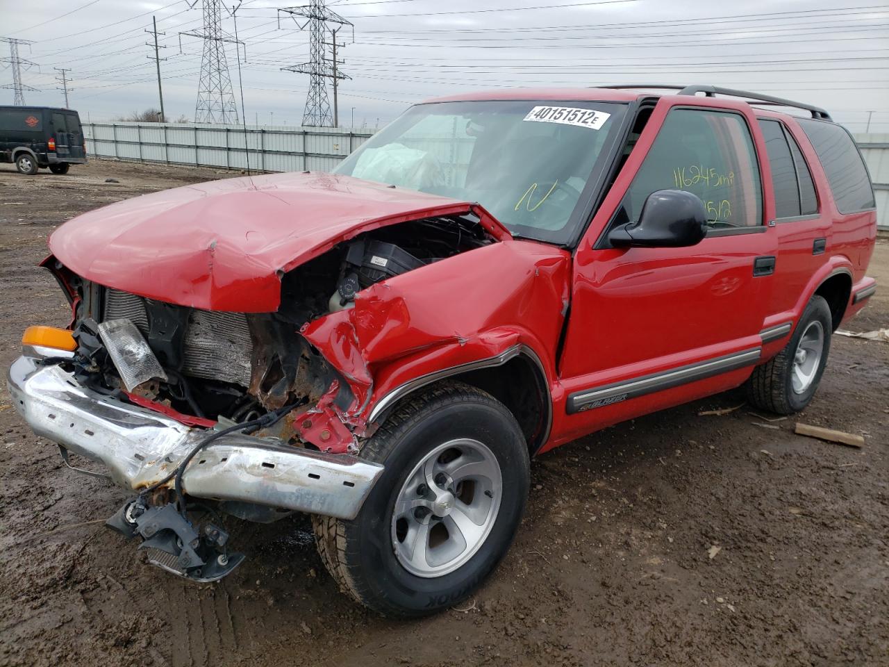 Photo 2 from auction – 1998 CHEVROLET BLAZER with VIN 1GNCS13W7W2160295