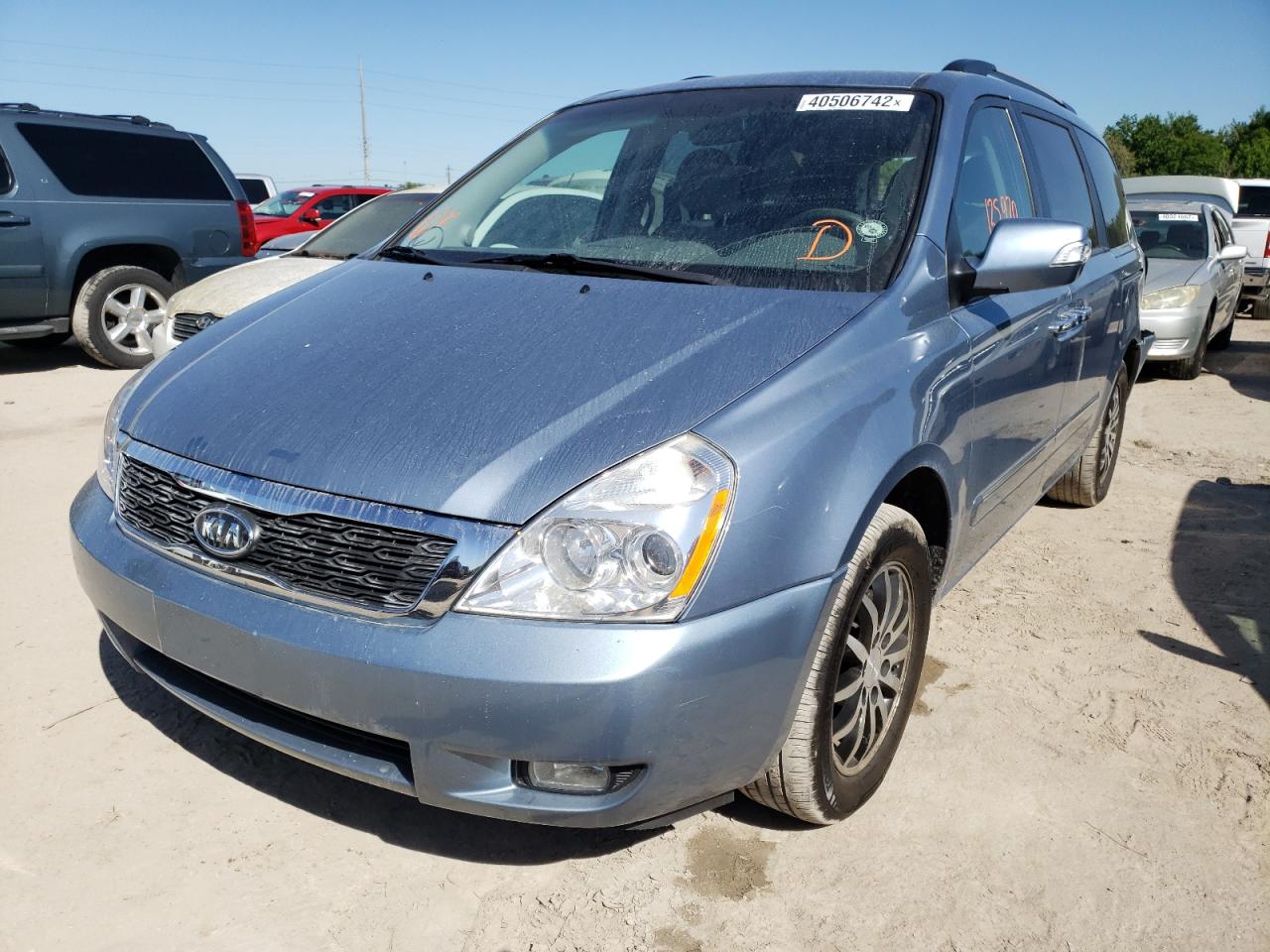 Photo 2 from auction – 2012 KIA SEDONA EX with VIN KNDMH4C70C6442515