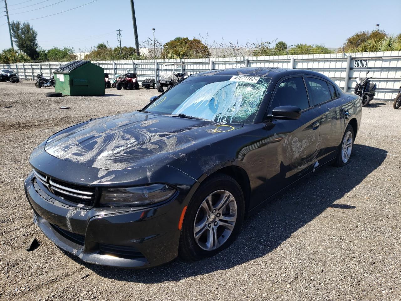 Photo 2 from auction – 2015 DODGE CHARGER SE with VIN 2C3CDXBG6FH776422