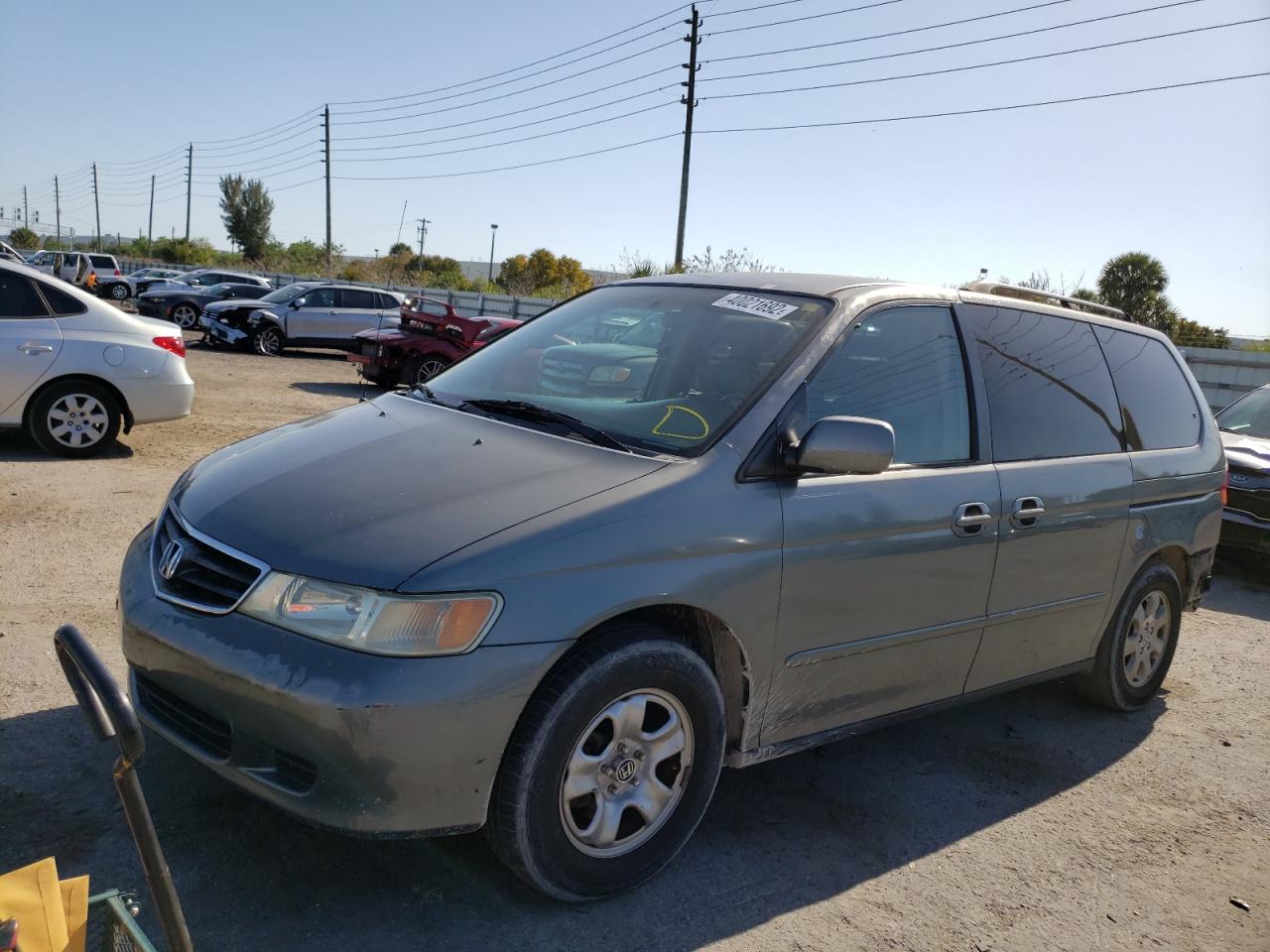 Photo 2 from auction – 2002 HONDA ODYSSEY EX with VIN 5FNRL18662B003440
